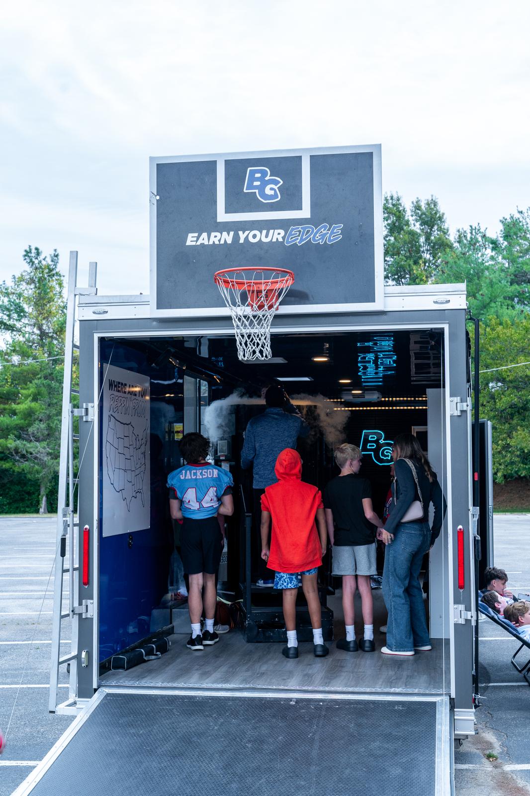 Team day on the trailer — game-day recovery